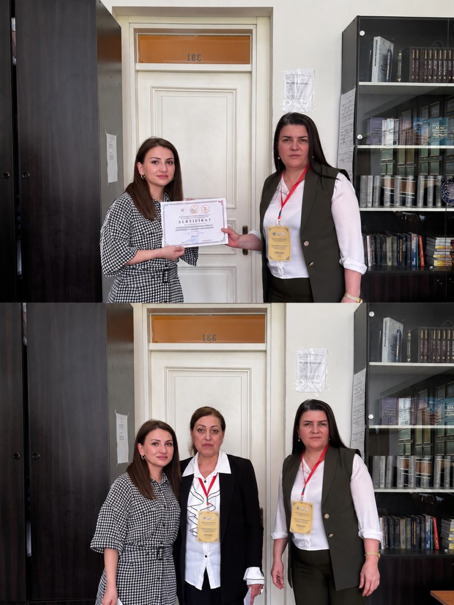 İştirakçılar sertifikatla təltif edilmişlər