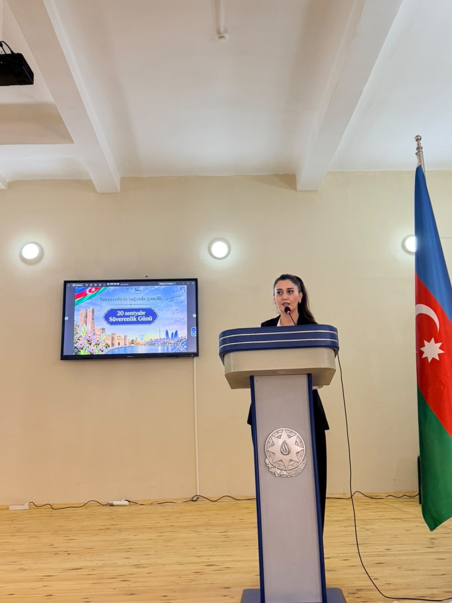 20 Sentyabr – Dövlət Suverenliyi Gününə həsr olunmuş tədbir keçirildi